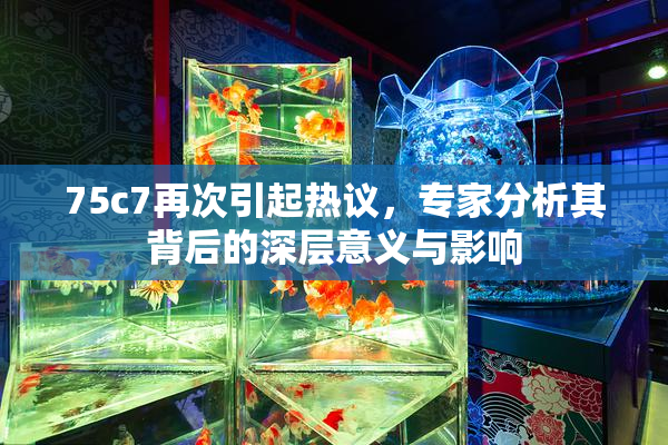 75c7再次引起热议，专家分析其背后的深层意义与影响