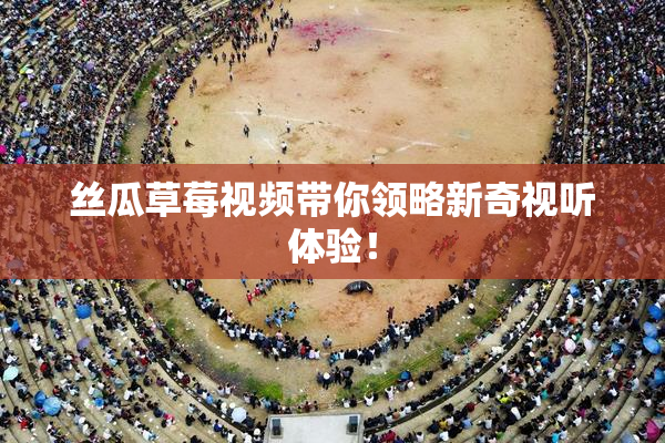 丝瓜草莓视频带你领略新奇视听体验！