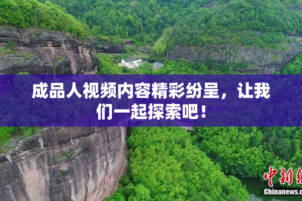 成品人视频内容精彩纷呈，让我们一起探索吧！