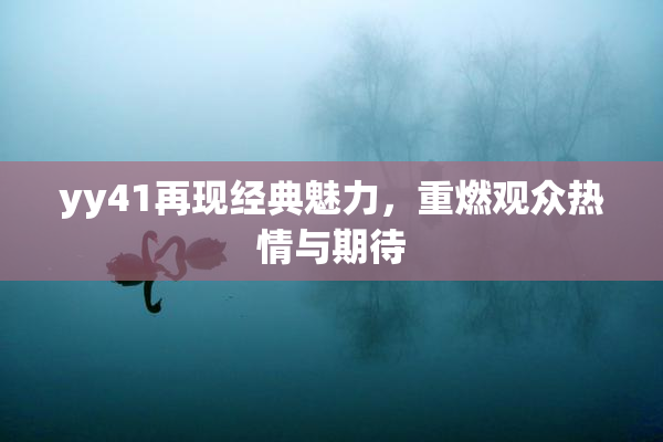yy41再现经典魅力，重燃观众热情与期待