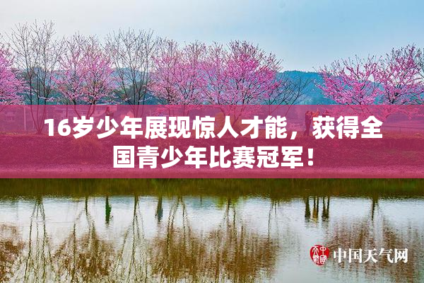 16岁少年展现惊人才能，获得全国青少年比赛冠军！