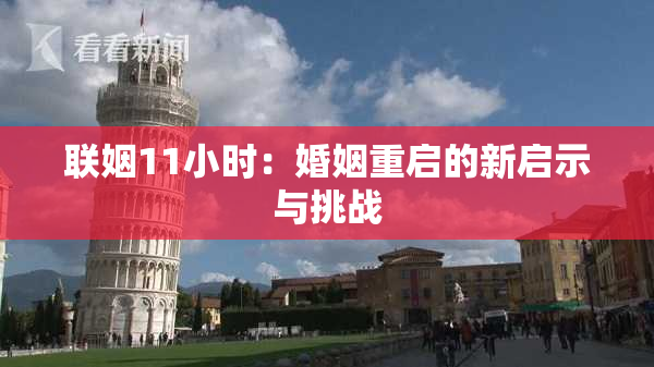 联姻11小时：婚姻重启的新启示与挑战