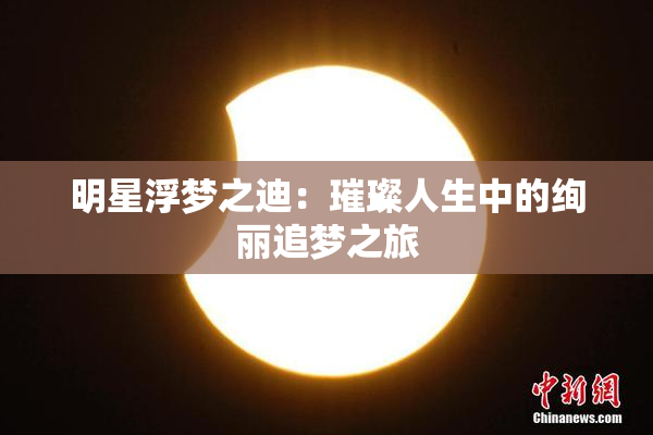 明星浮梦之迪：璀璨人生中的绚丽追梦之旅