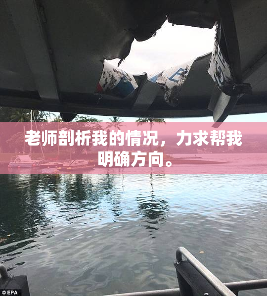 老师剖析我的情况，力求帮我明确方向。