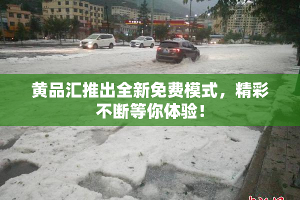 黄品汇推出全新免费模式，精彩不断等你体验！