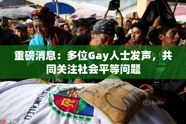 重磅消息：多位Gay人士发声，共同关注社会平等问题