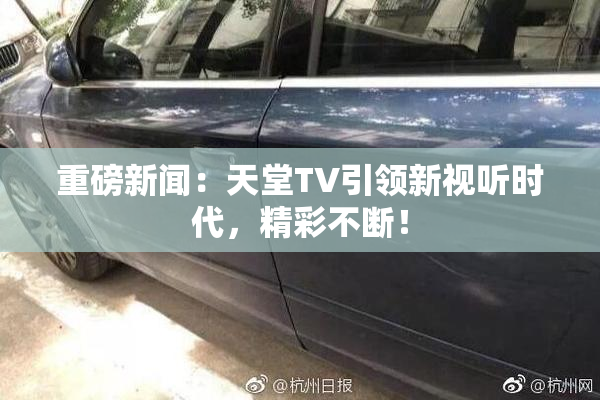 重磅新闻：天堂TV引领新视听时代，精彩不断！