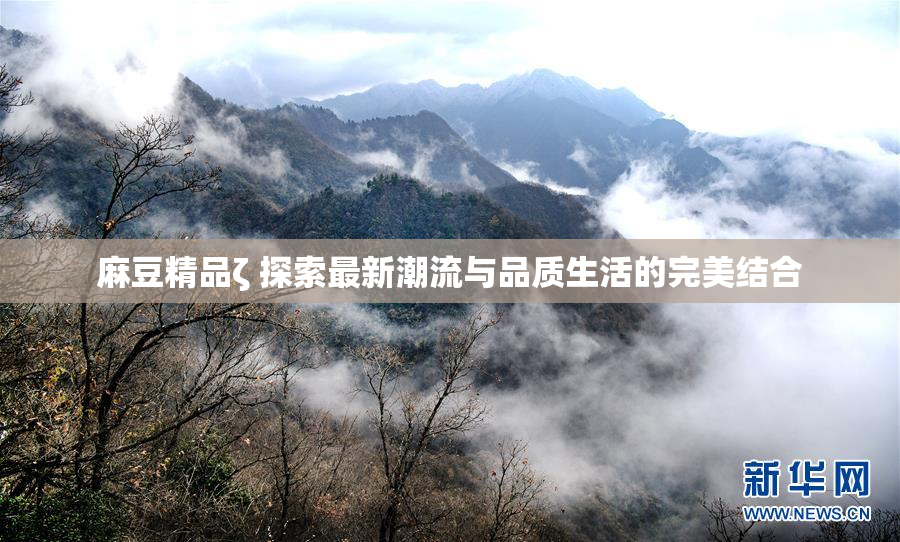 麻豆精品ζ 探索最新潮流与品质生活的完美结合