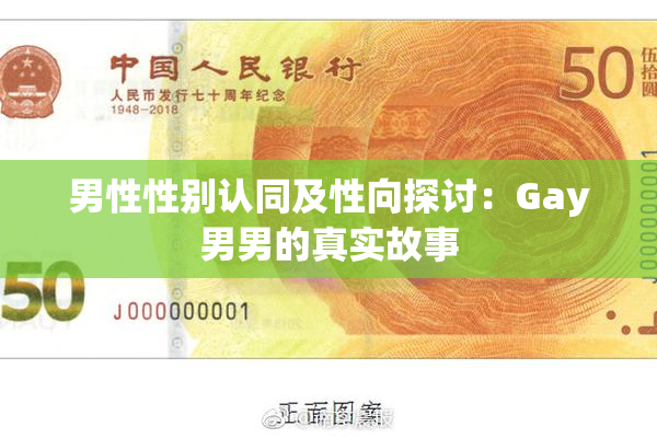 男性性别认同及性向探讨：Gay男男的真实故事