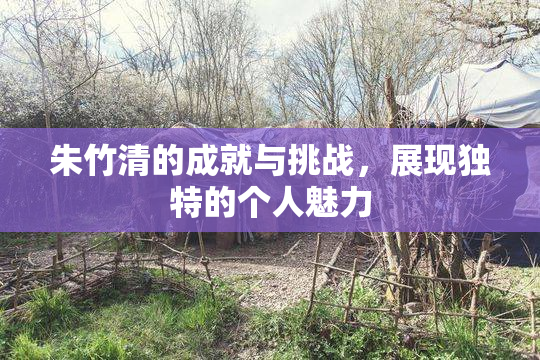 朱竹清的成就与挑战，展现独特的个人魅力