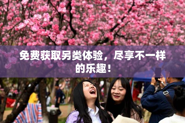 免费获取另类体验，尽享不一样的乐趣！
