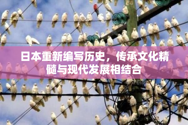 日本重新编写历史，传承文化精髓与现代发展相结合
