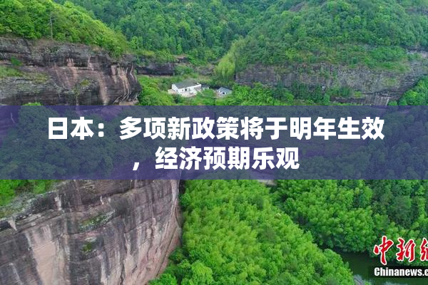 日本：多项新政策将于明年生效，经济预期乐观
