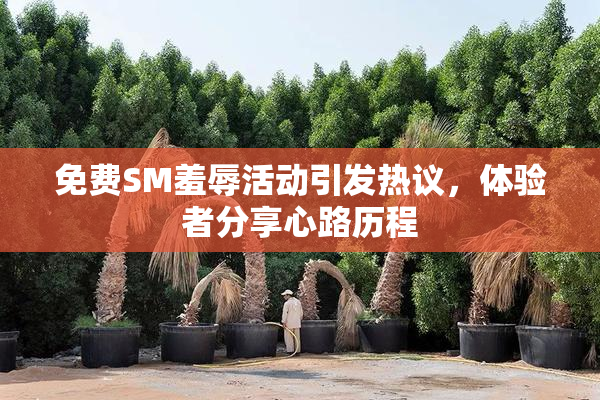 免费SM羞辱活动引发热议，体验者分享心路历程