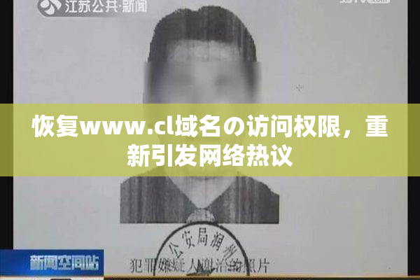 恢复www.cl域名の访问权限，重新引发网络热议