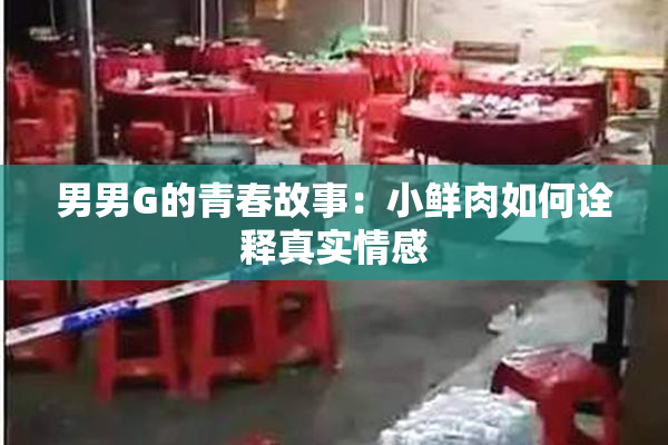 男男G的青春故事：小鲜肉如何诠释真实情感
