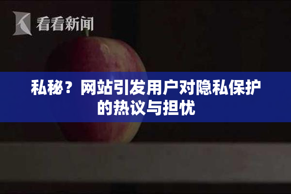 私秘？网站引发用户对隐私保护的热议与担忧