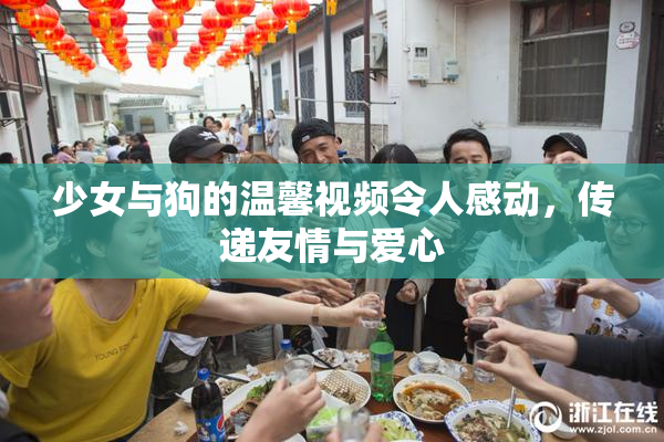 少女与狗的温馨视频令人感动，传递友情与爱心