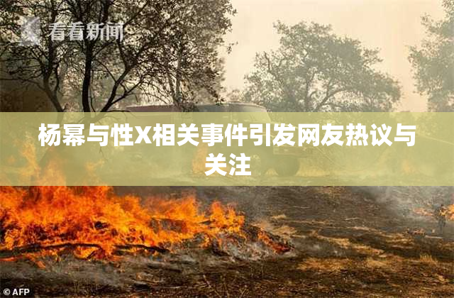 杨幂与性X相关事件引发网友热议与关注