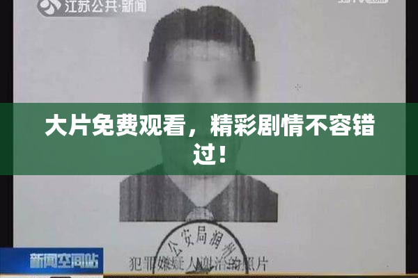 大片免费观看，精彩剧情不容错过！