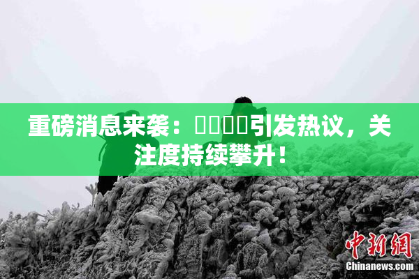 重磅消息来袭：馃悢馃悢引发热议，关注度持续攀升！