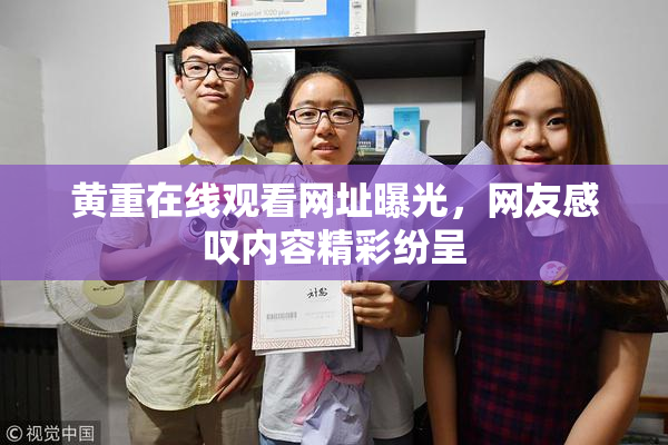黄重在线观看网址曝光，网友感叹内容精彩纷呈