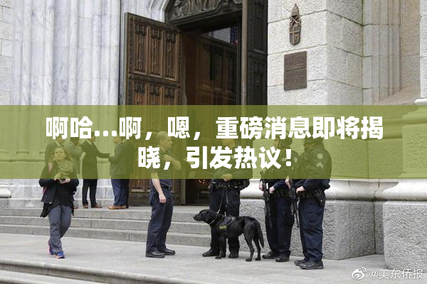 啊哈…啊，嗯，重磅消息即将揭晓，引发热议！