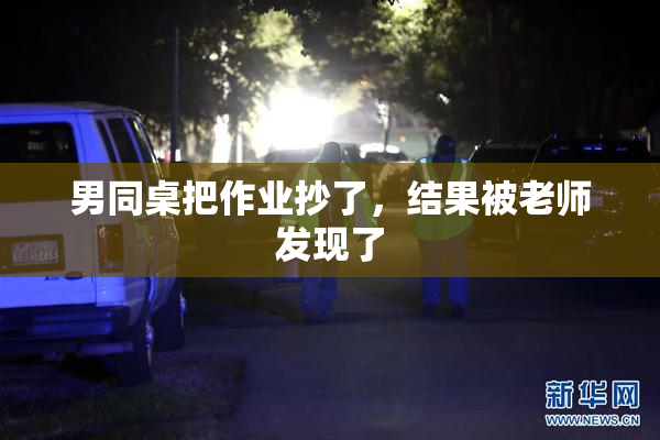 男同桌把作业抄了，结果被老师发现了