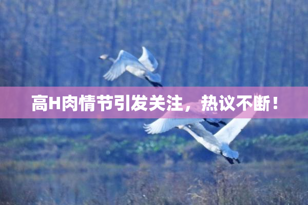 高H肉情节引发关注，热议不断！
