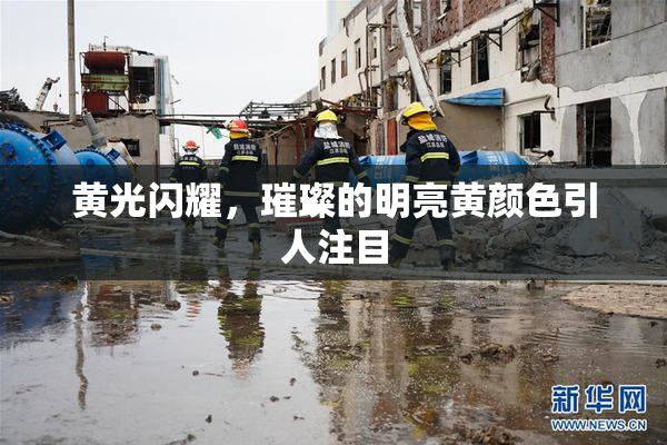 黄光闪耀，璀璨的明亮黄颜色引人注目