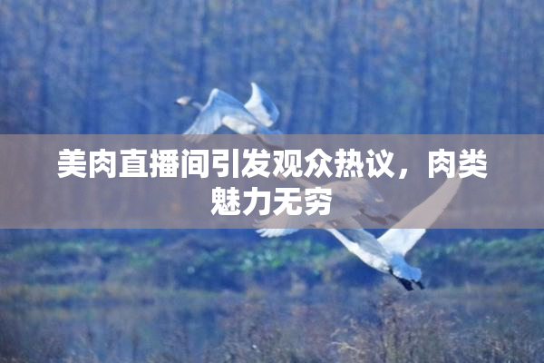 美肉直播间引发观众热议，肉类魅力无穷