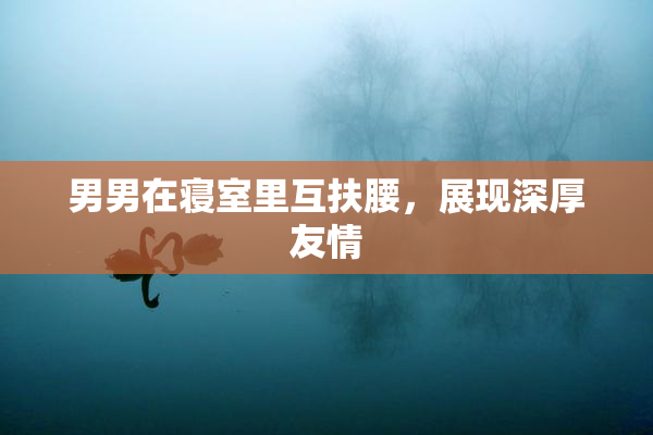 男男在寝室里互扶腰，展现深厚友情