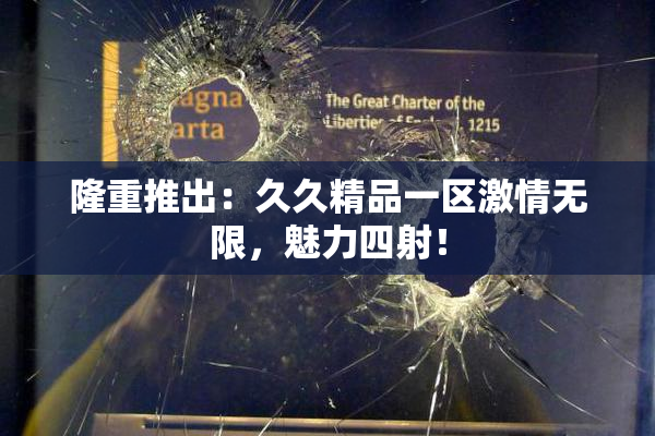 隆重推出：久久精品一区激情无限，魅力四射！