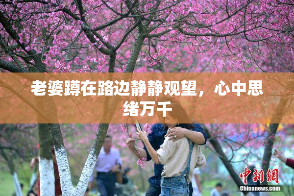 老婆蹲在路边静静观望，心中思绪万千