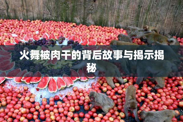 火舞被肉干的背后故事与揭示揭秘
