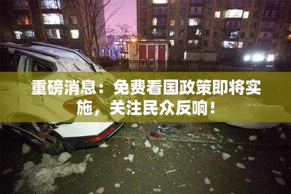 重磅消息：免费看国政策即将实施，关注民众反响！