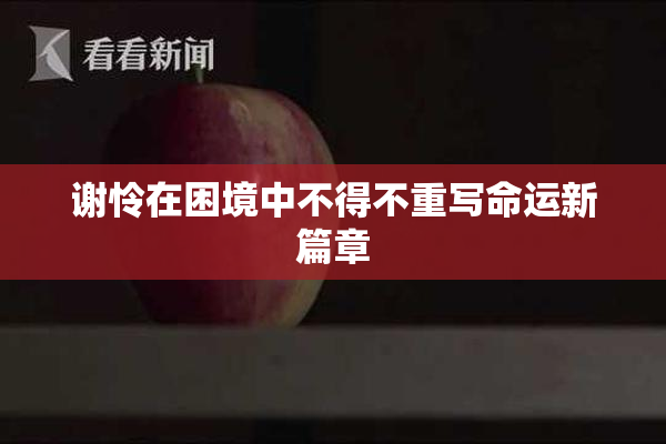 谢怜在困境中不得不重写命运新篇章