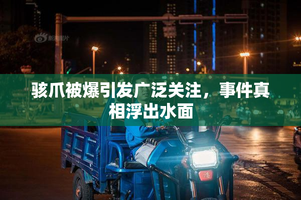 骇爪被爆引发广泛关注，事件真相浮出水面