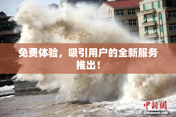 免费体验，吸引用户的全新服务推出！
