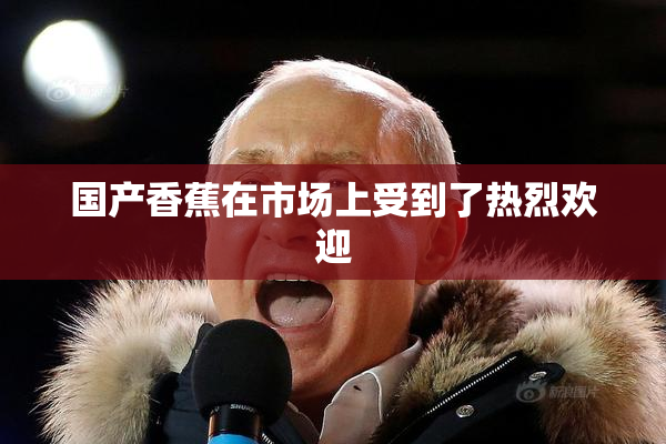 国产香蕉在市场上受到了热烈欢迎