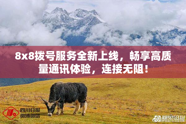 8x8拨号服务全新上线，畅享高质量通讯体验，连接无阻！