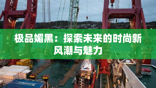极品媚黑：探索未来的时尚新风潮与魅力