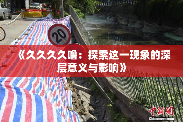 《久久久久噜：探索这一现象的深层意义与影响》