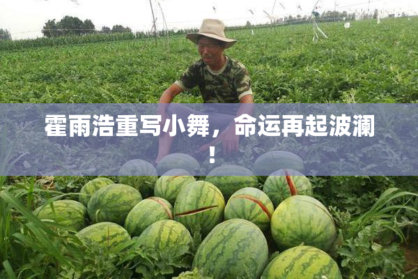 霍雨浩重写小舞，命运再起波澜！