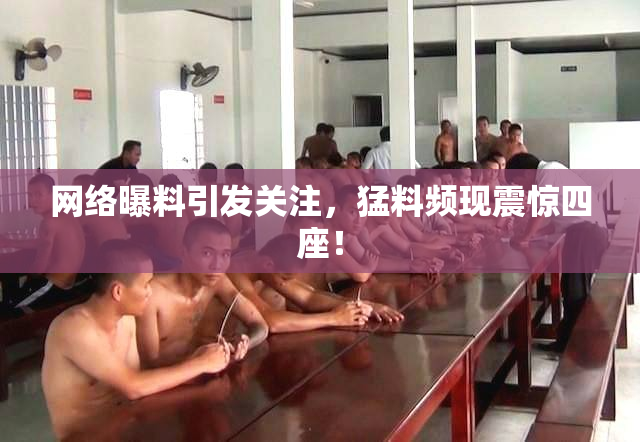 网络曝料引发关注，猛料频现震惊四座！