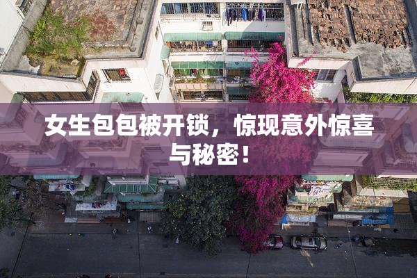 女生包包被开锁，惊现意外惊喜与秘密！