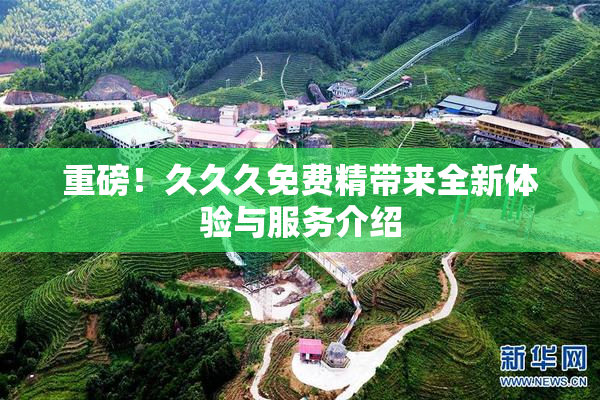 重磅！久久久免费精带来全新体验与服务介绍
