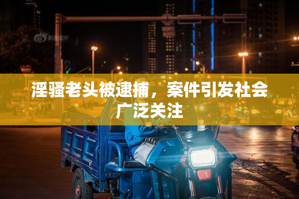 淫骚老头被逮捕，案件引发社会广泛关注