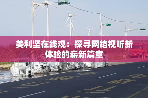 美利坚在线观：探寻网络视听新体验的崭新篇章