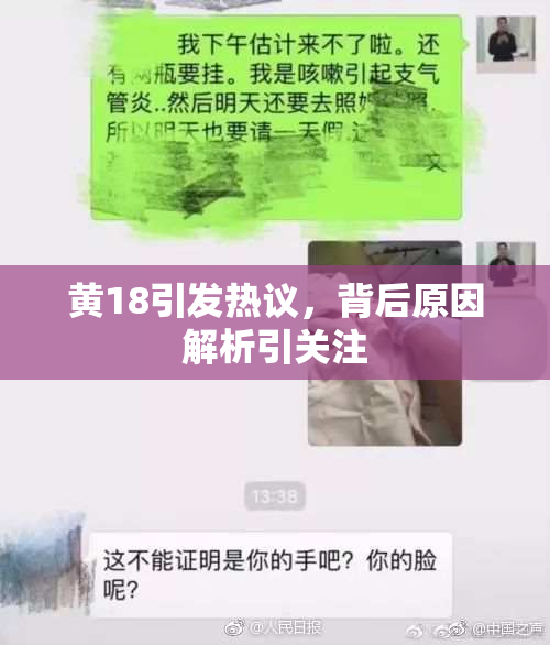 黄18引发热议，背后原因解析引关注